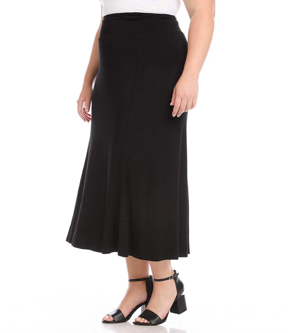 Plus Size Maxi Skirt - Image 3