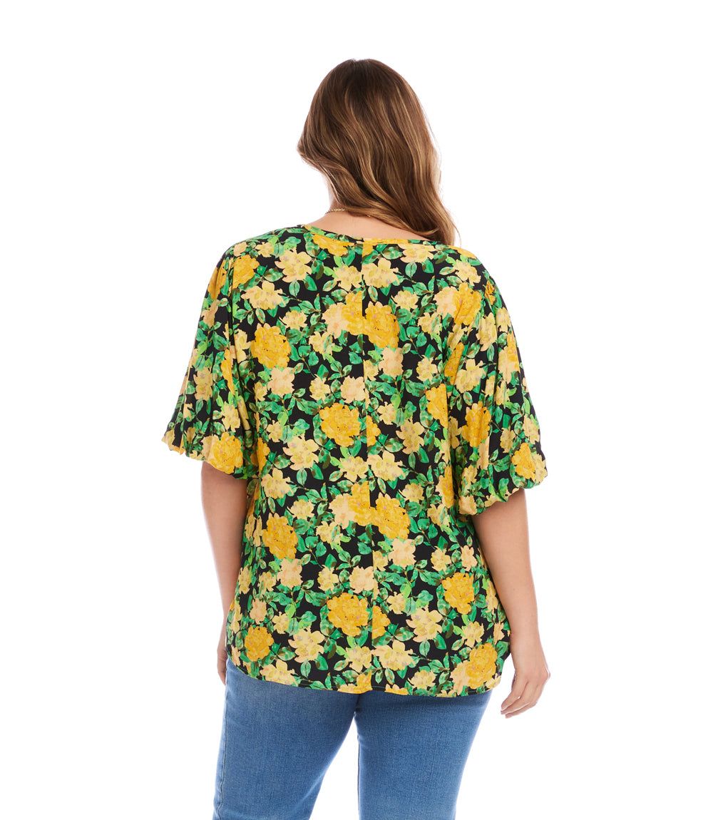 Plus Size Puff Sleeve Top - Image 6