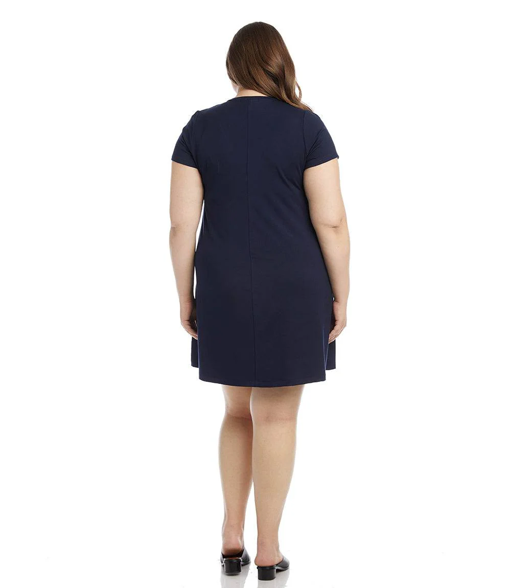 Plus Size Quinn V-Neck Pocket Dress - Image 5