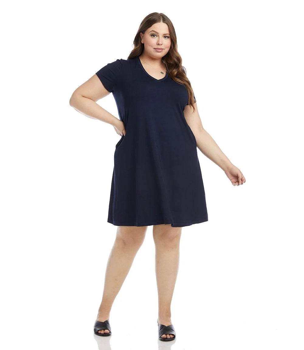 Plus Size Quinn V-Neck Pocket Dress - Image 6