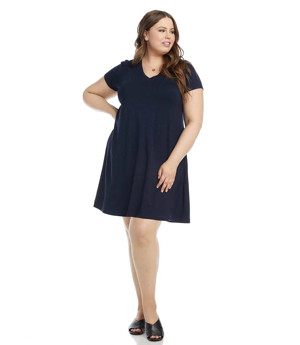 Plus Size Quinn V-Neck Pocket Dress - Image 7