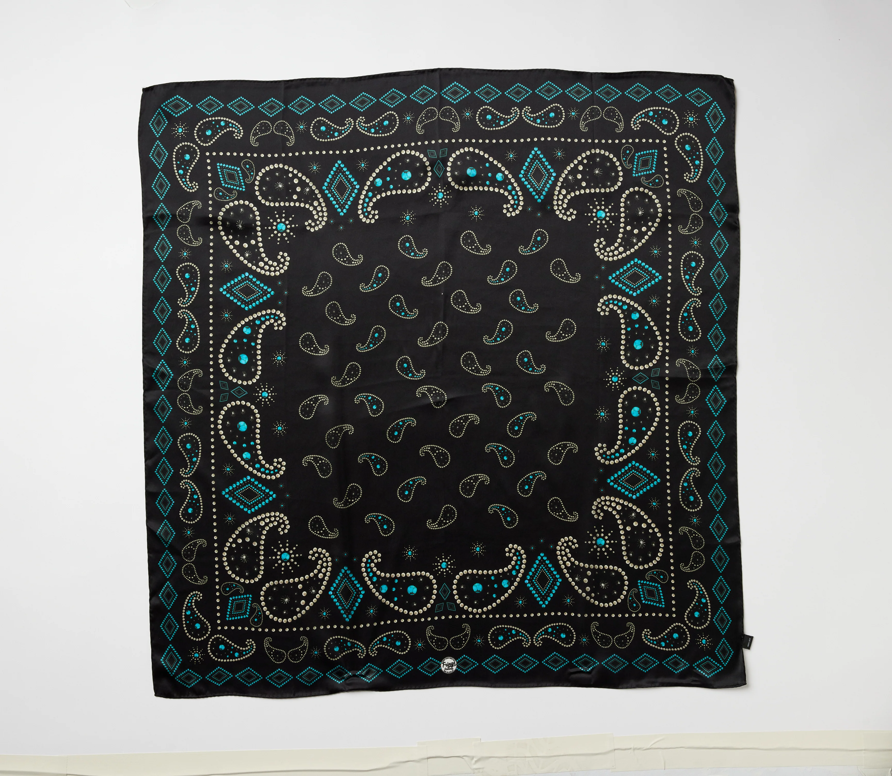 Pretty Paisley Silk Scarf - Image 3
