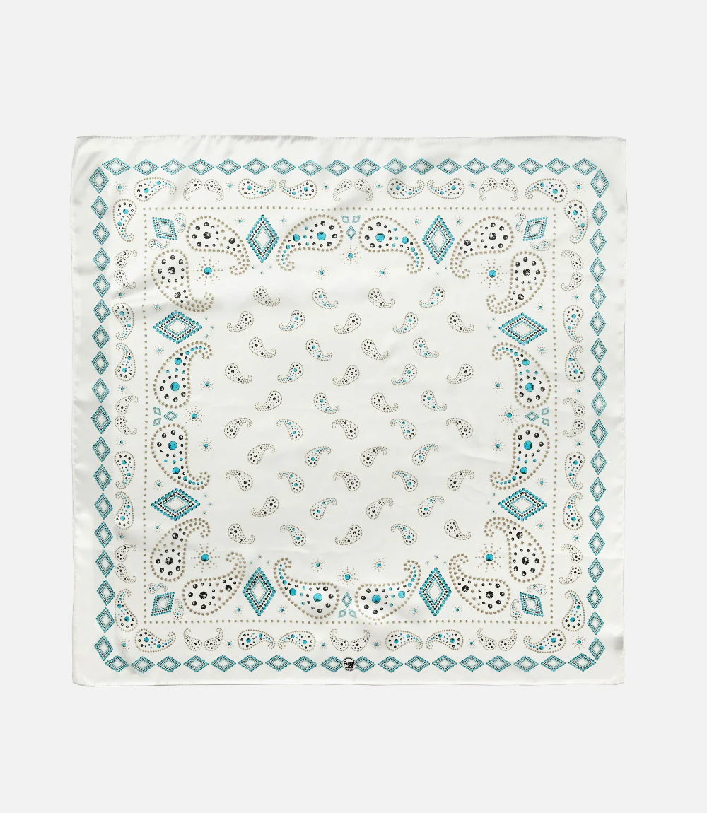 Pretty Paisley Silk Scarf - Image 2