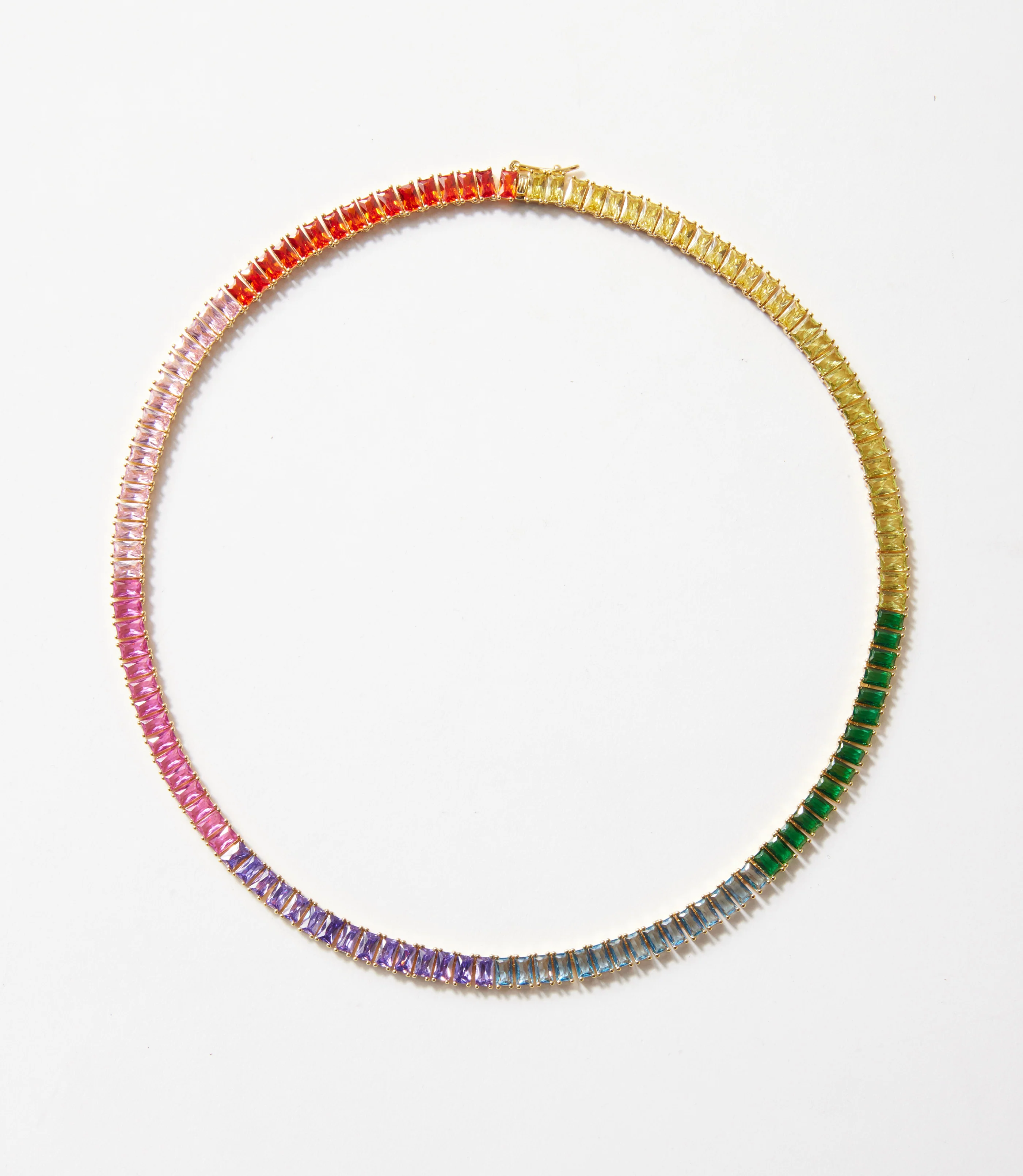 Prismatic Tennis Necklace - Image 2