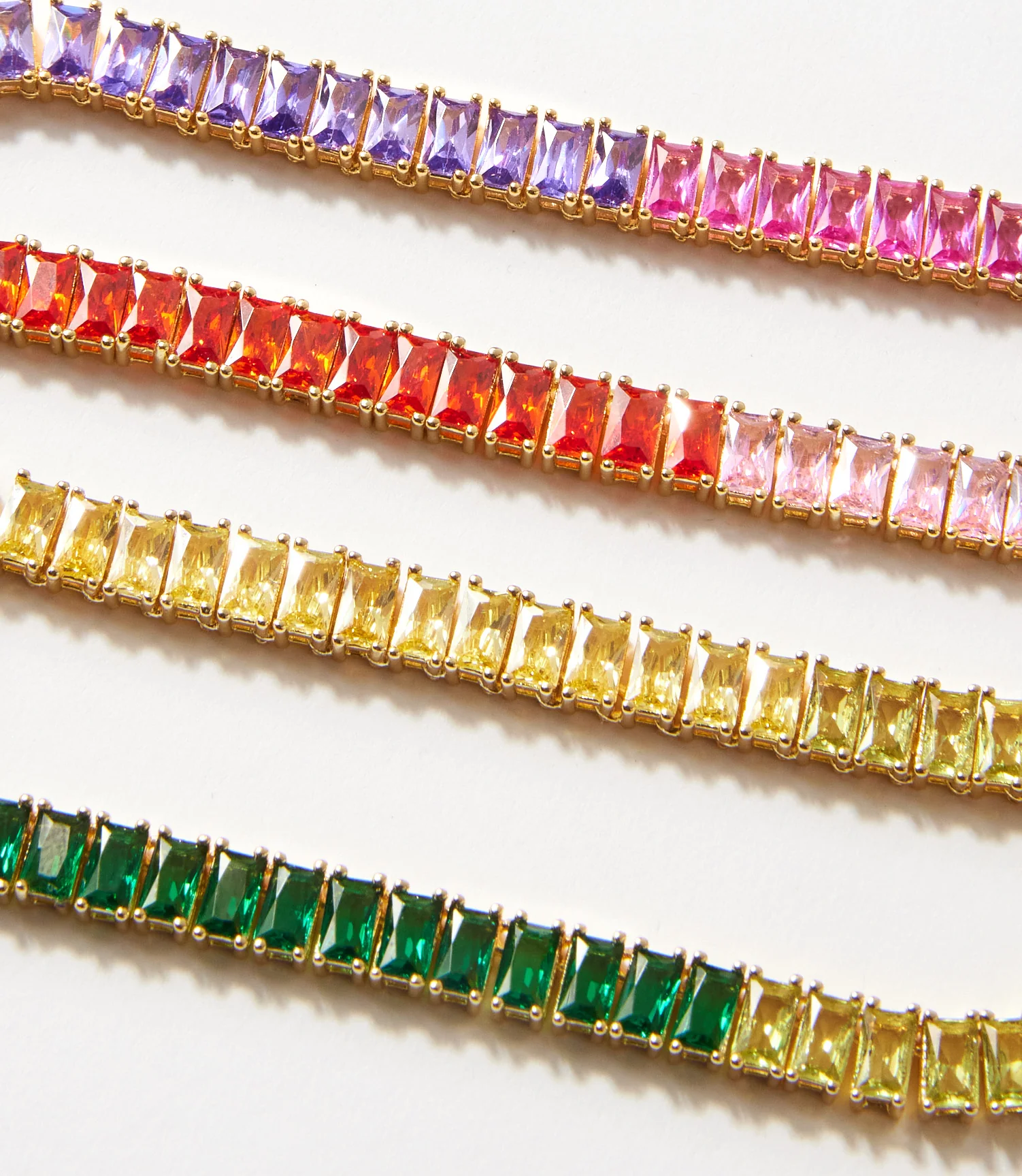 Prismatic Tennis Necklace - Image 4