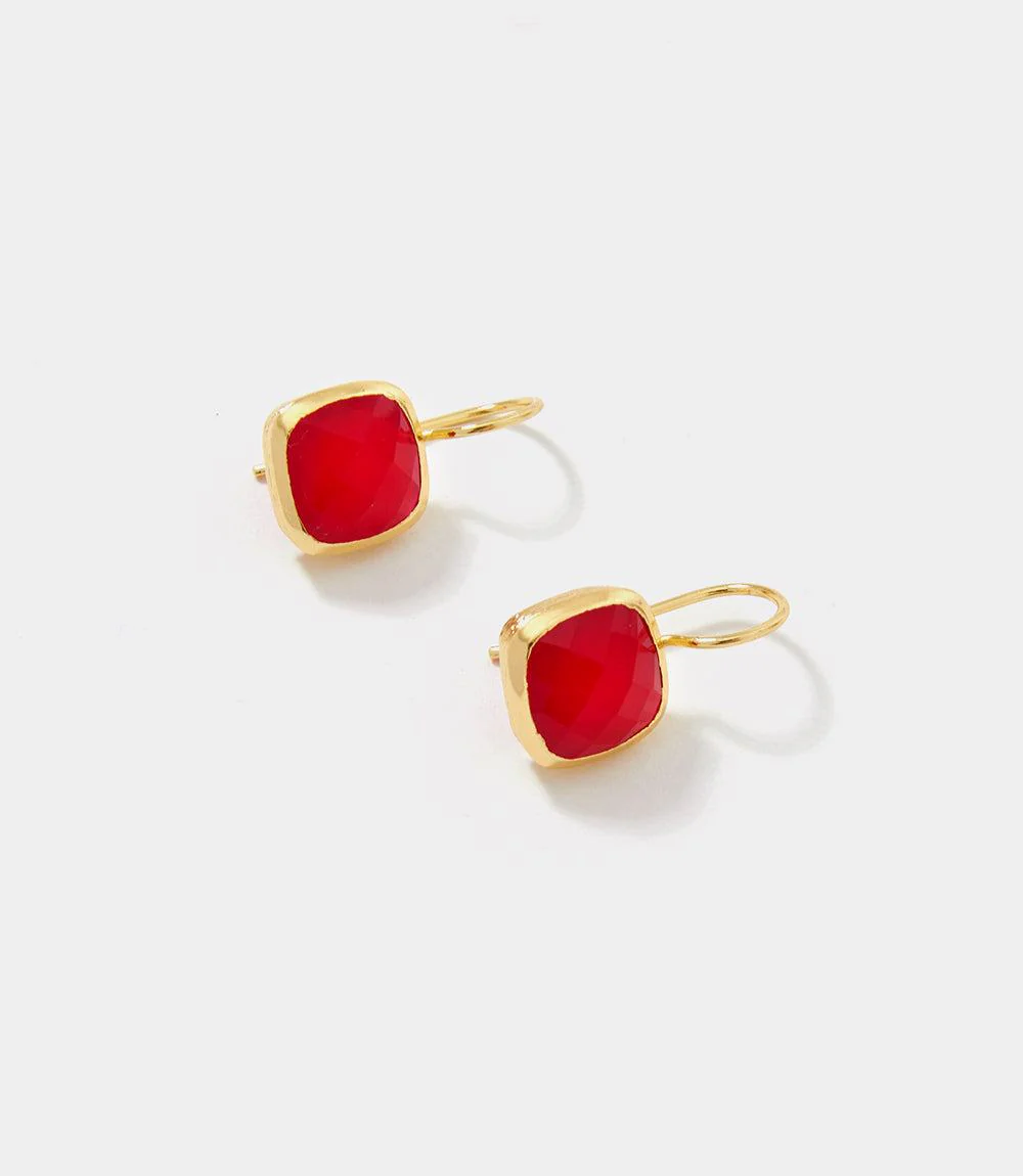 Quartz Drop Earrings - Image 4