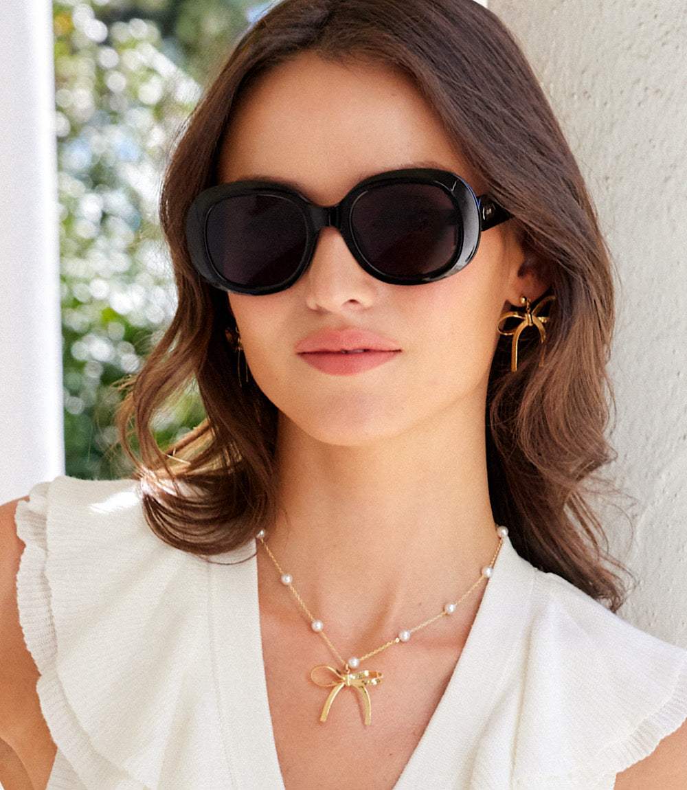 Bow Charm Earrings - Image 2