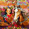 Queen Of The Rodeo Silk Scarf - Image 4