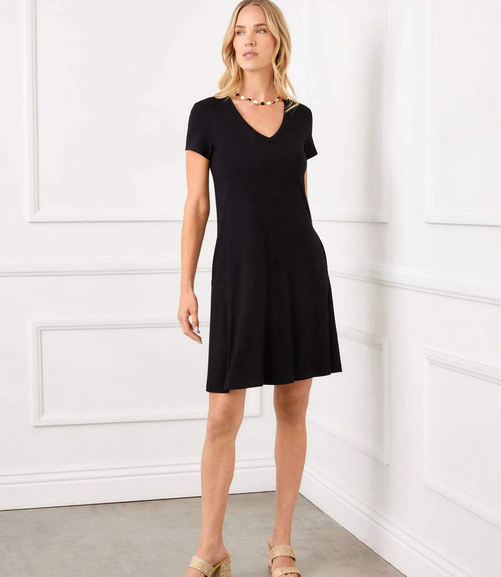 Quinn V-Neck Pocket Dress - Image 8