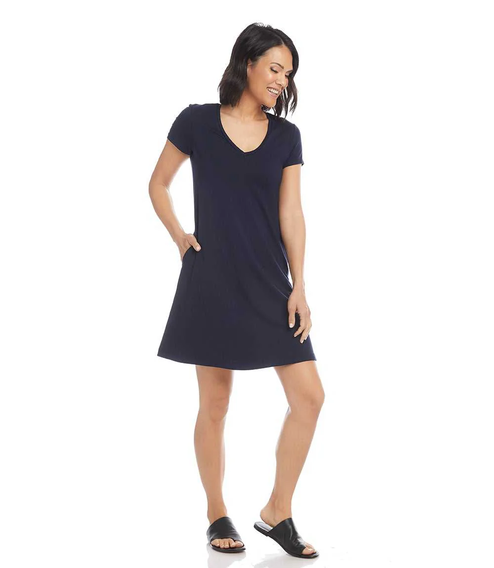 Quinn V-Neck Pocket Dress - Image 6