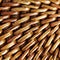 Rattan Seashell Coasters, Set of 4 - Image 9