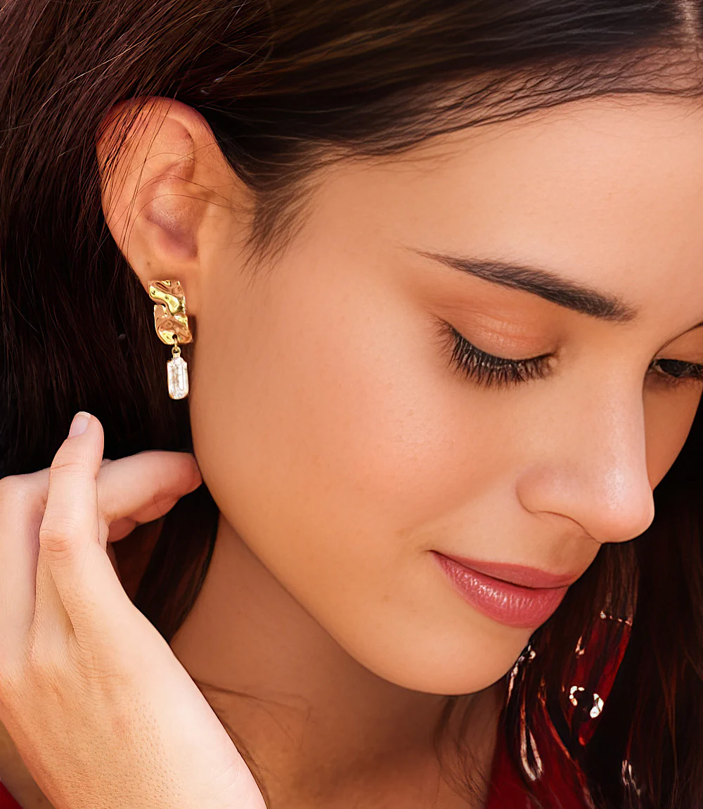 Reflection Drop Earrings - Image 10