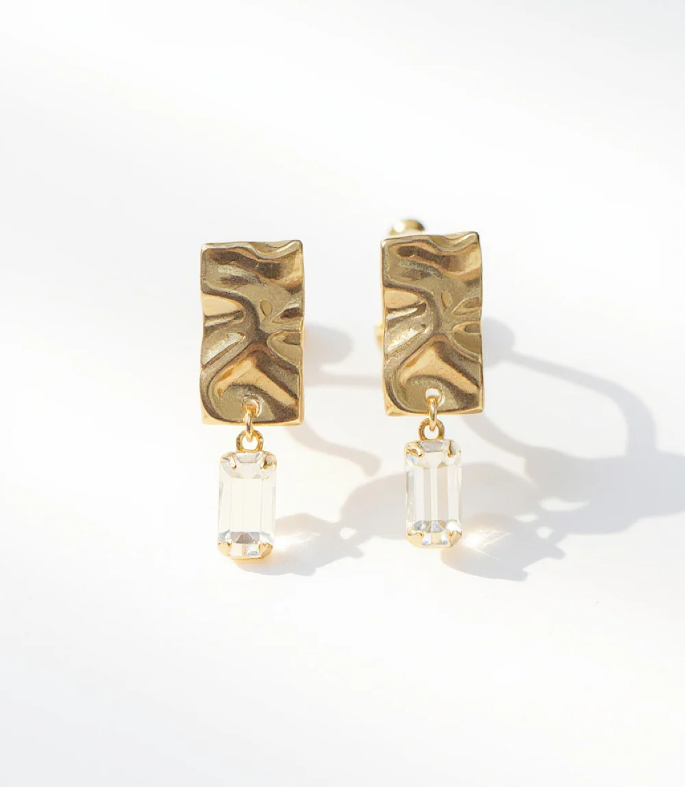Reflection Drop Earrings - Image 6