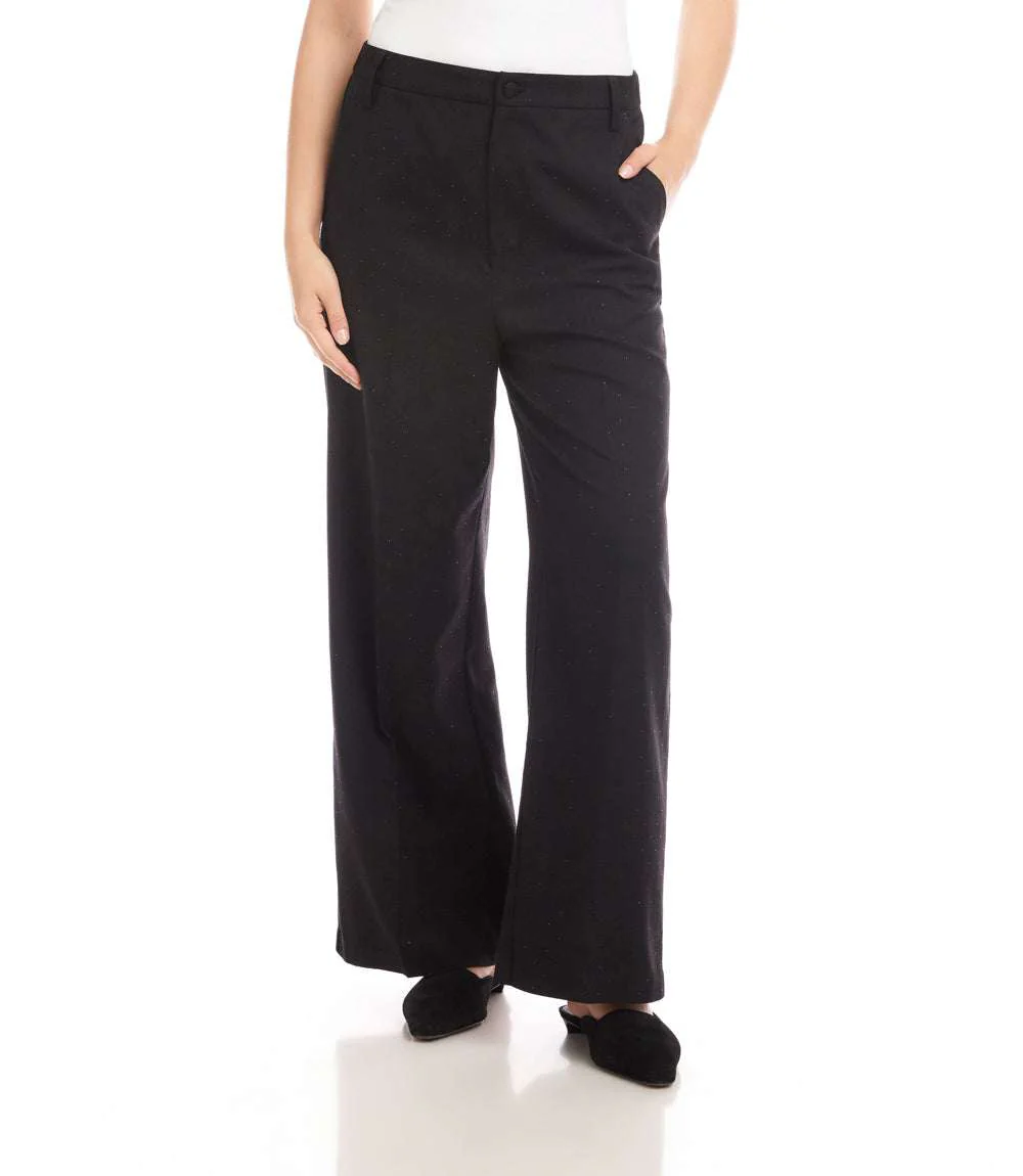 Rhinestone Embellished Wide-Leg Trousers - Image 3
