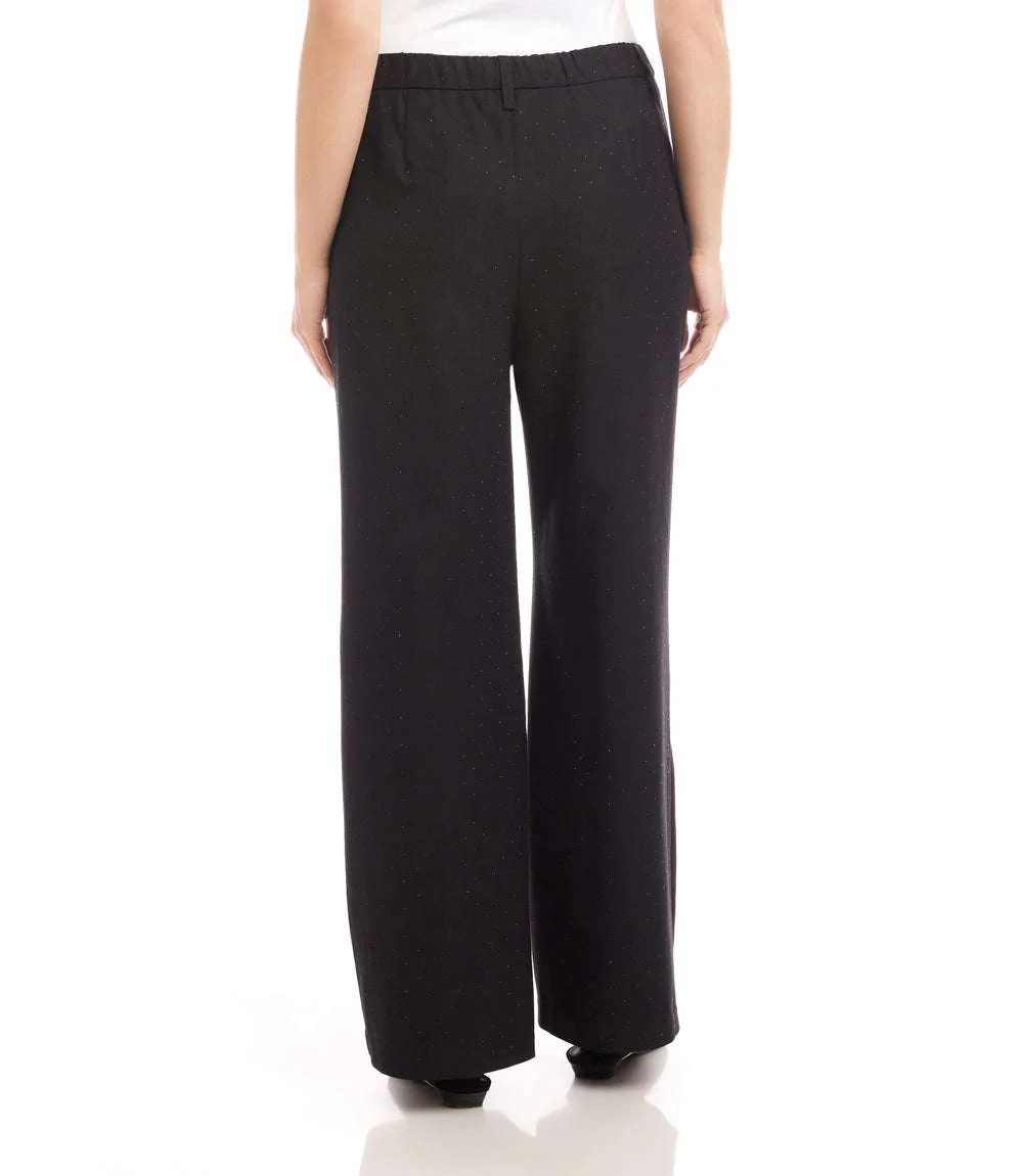 Rhinestone Embellished Wide-Leg Trousers - Image 5