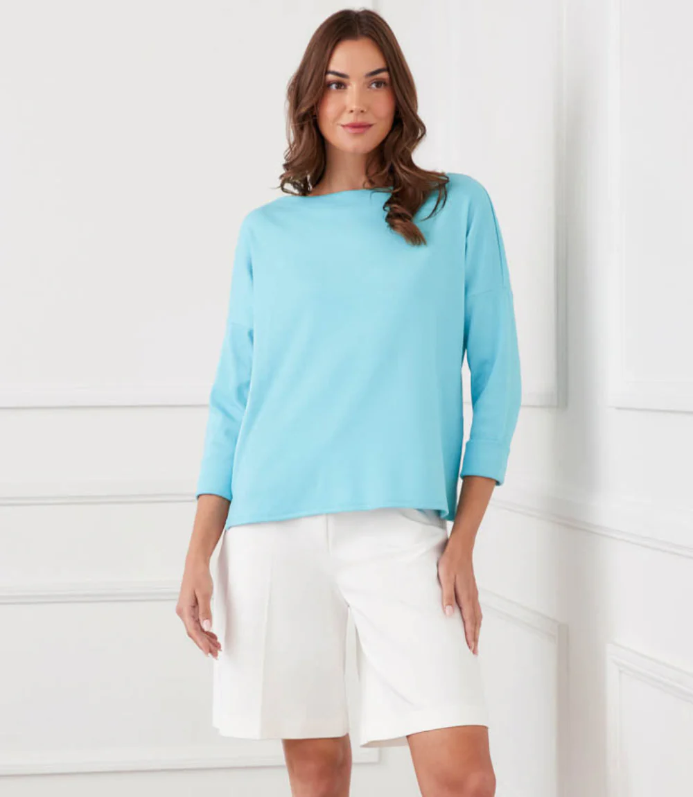 Ribbed Boatneck Top - Image 2