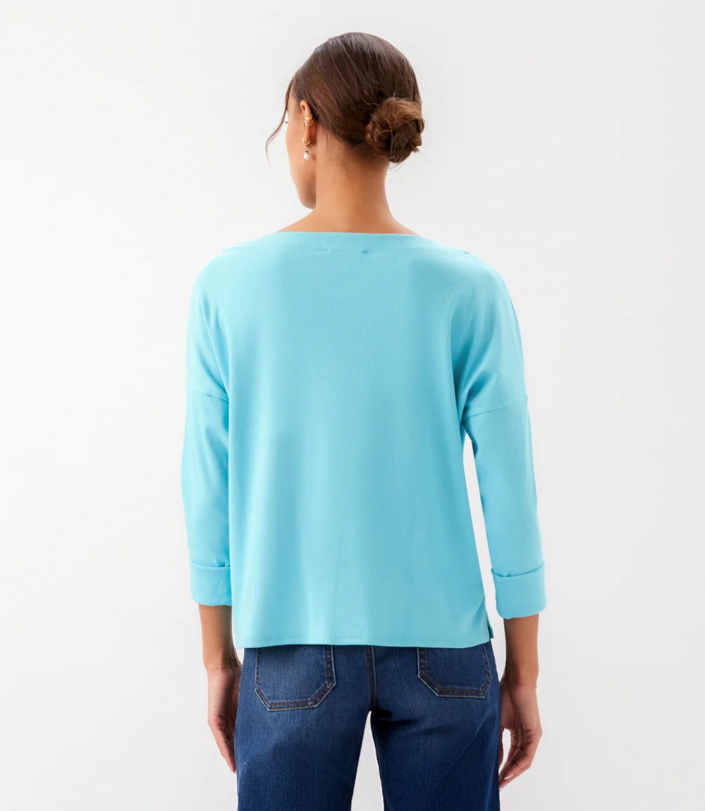 Ribbed Boatneck Top - Image 5