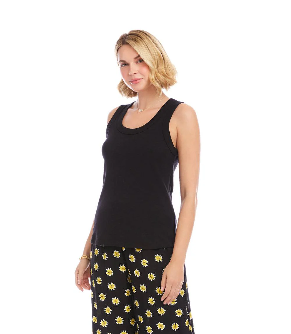 Ribbed Scoop Neck Tank - Image 4