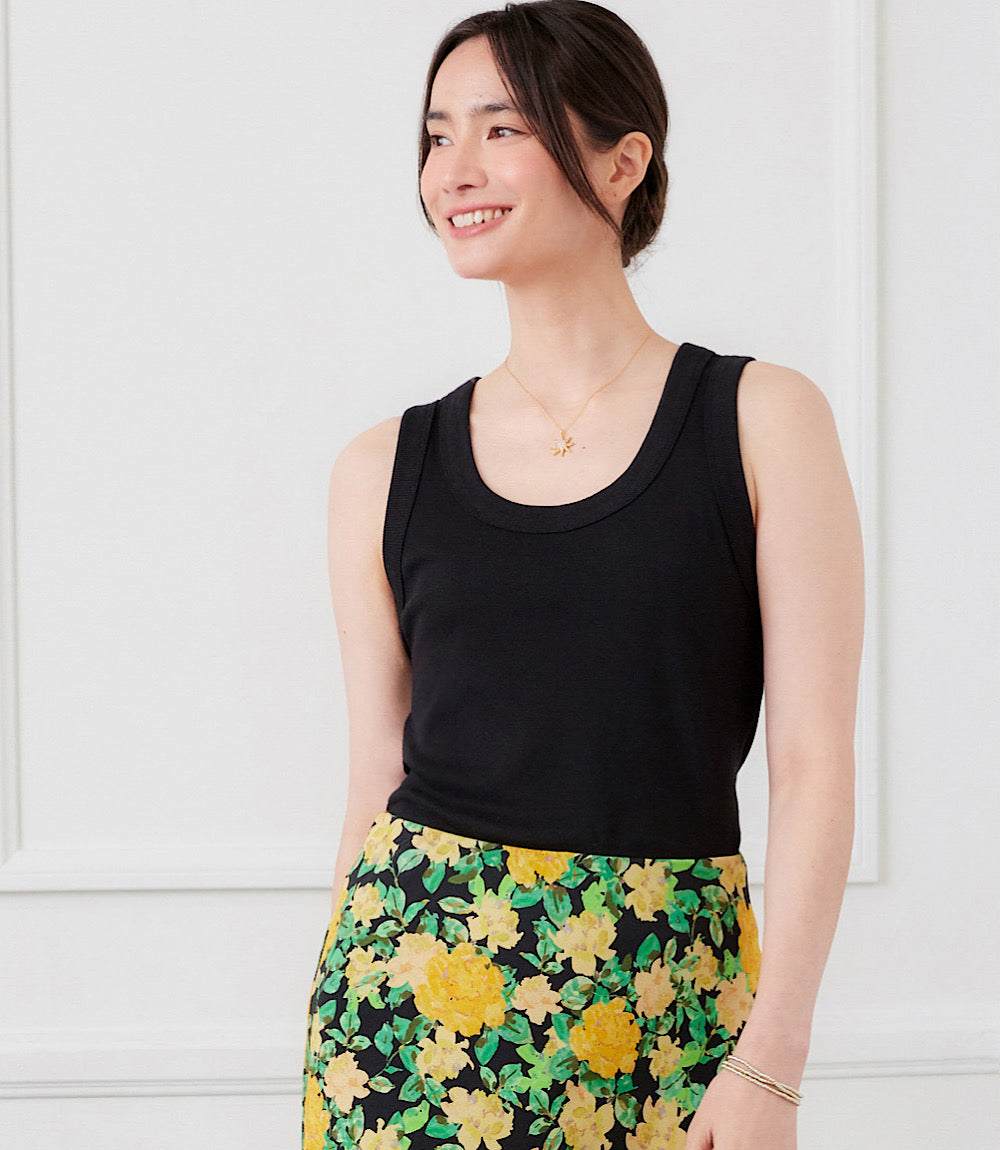 Ribbed Scoop Neck Tank - Image 6