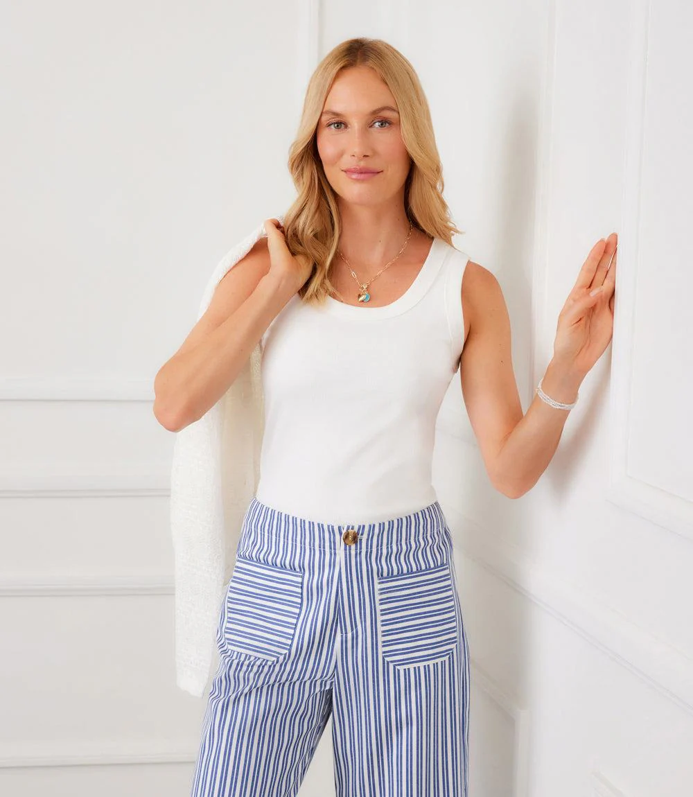 Ribbed Scoop Neck Tank - Image 6