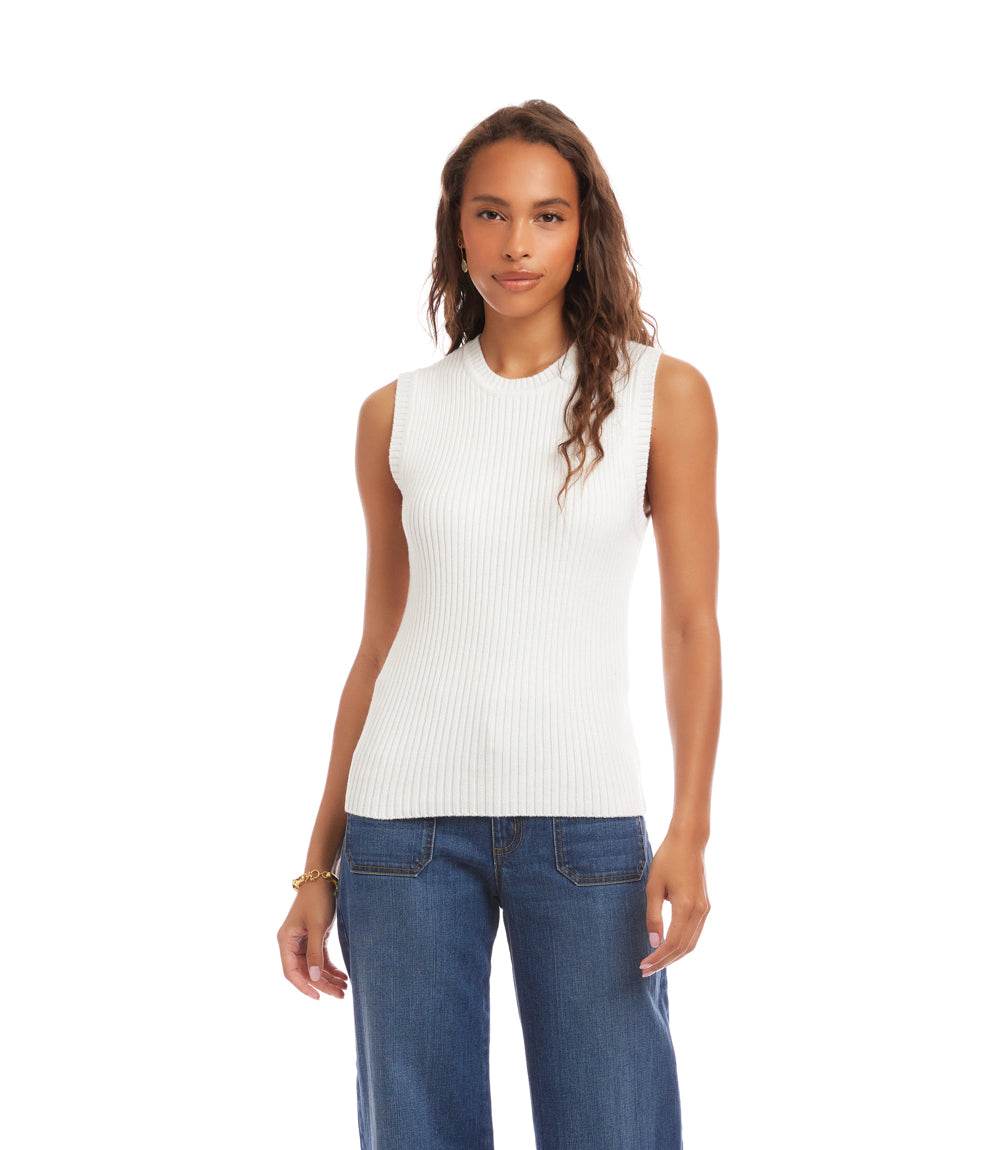 Ribbed Sweater Tank - Image 2