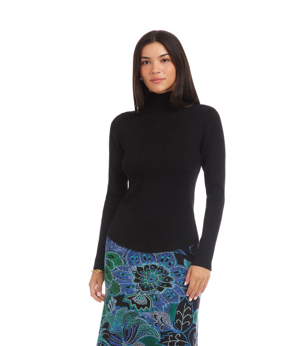Ribbed Turtleneck Sweater - Image 2