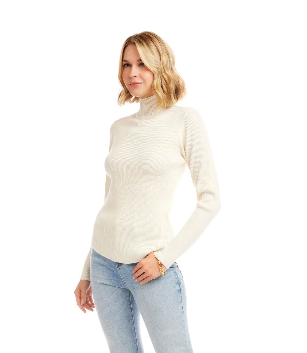 Ribbed Turtleneck Sweater - Image 2
