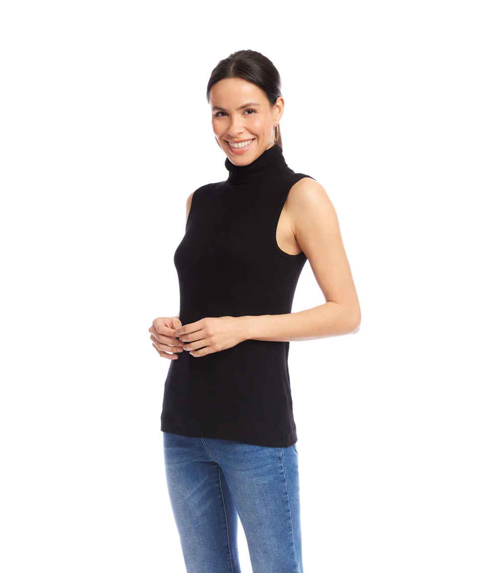 Ribbed Turtleneck Tank - Image 3