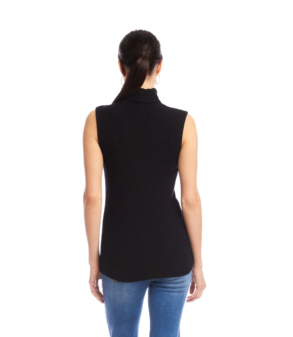 Ribbed Turtleneck Tank - Image 4