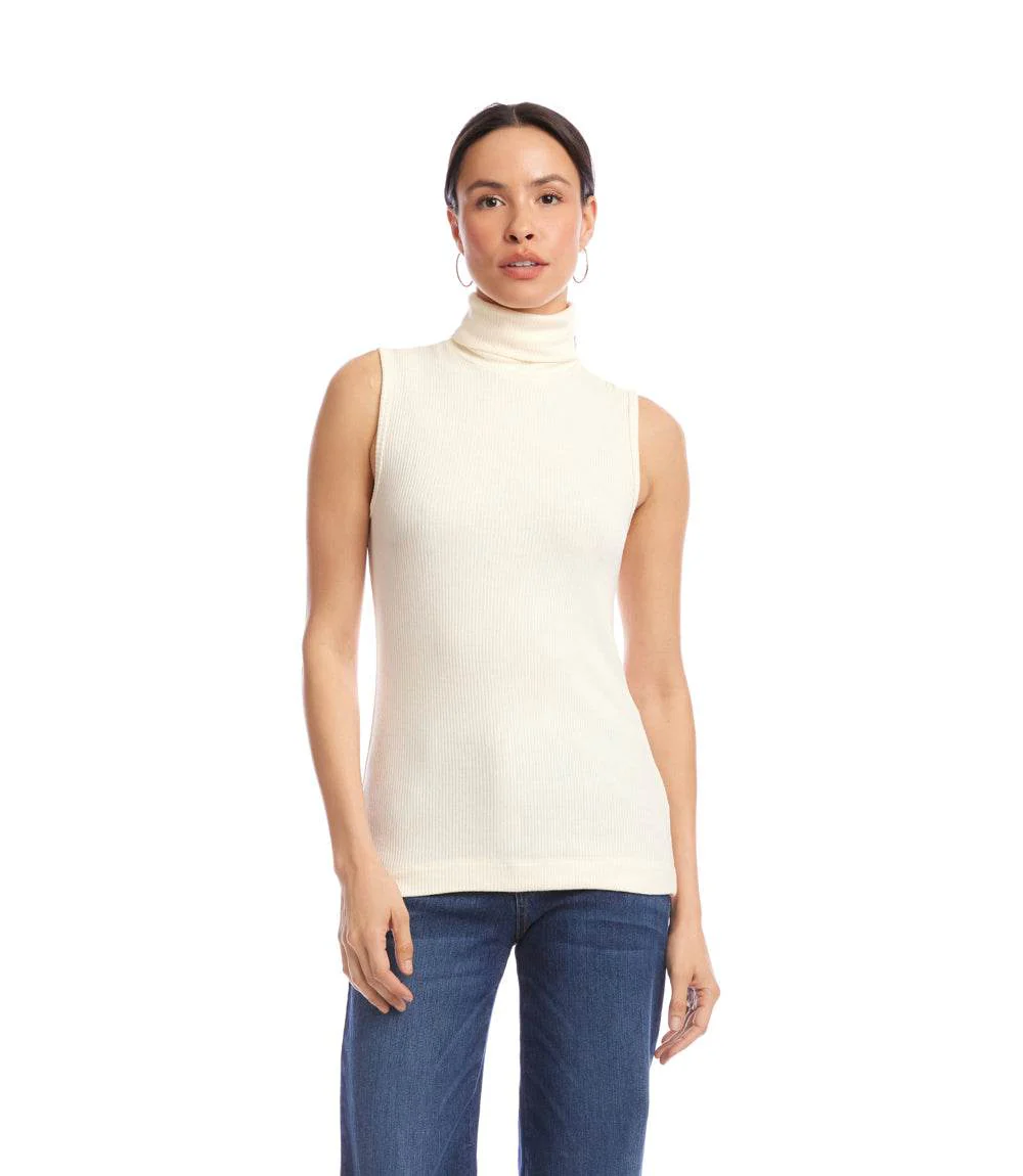 Ribbed Turtleneck Tank - Image 2
