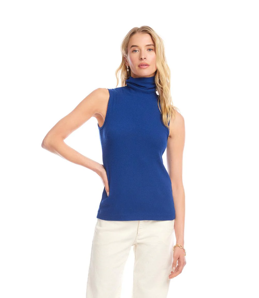 Ribbed Turtleneck Tank - Image 2