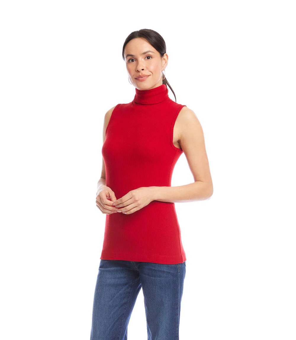 Ribbed Turtleneck Tank - Image 3