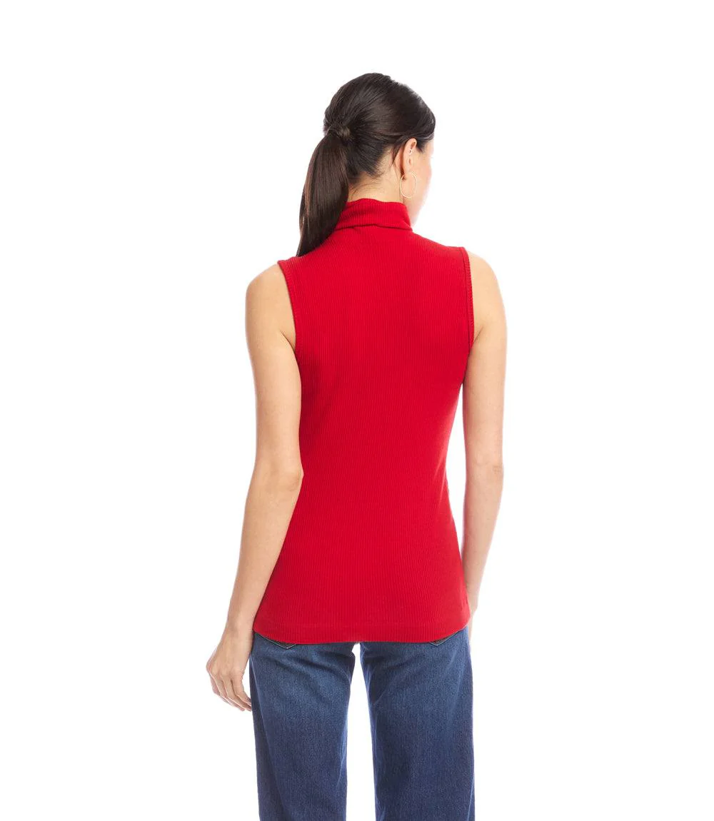 Ribbed Turtleneck Tank - Image 4