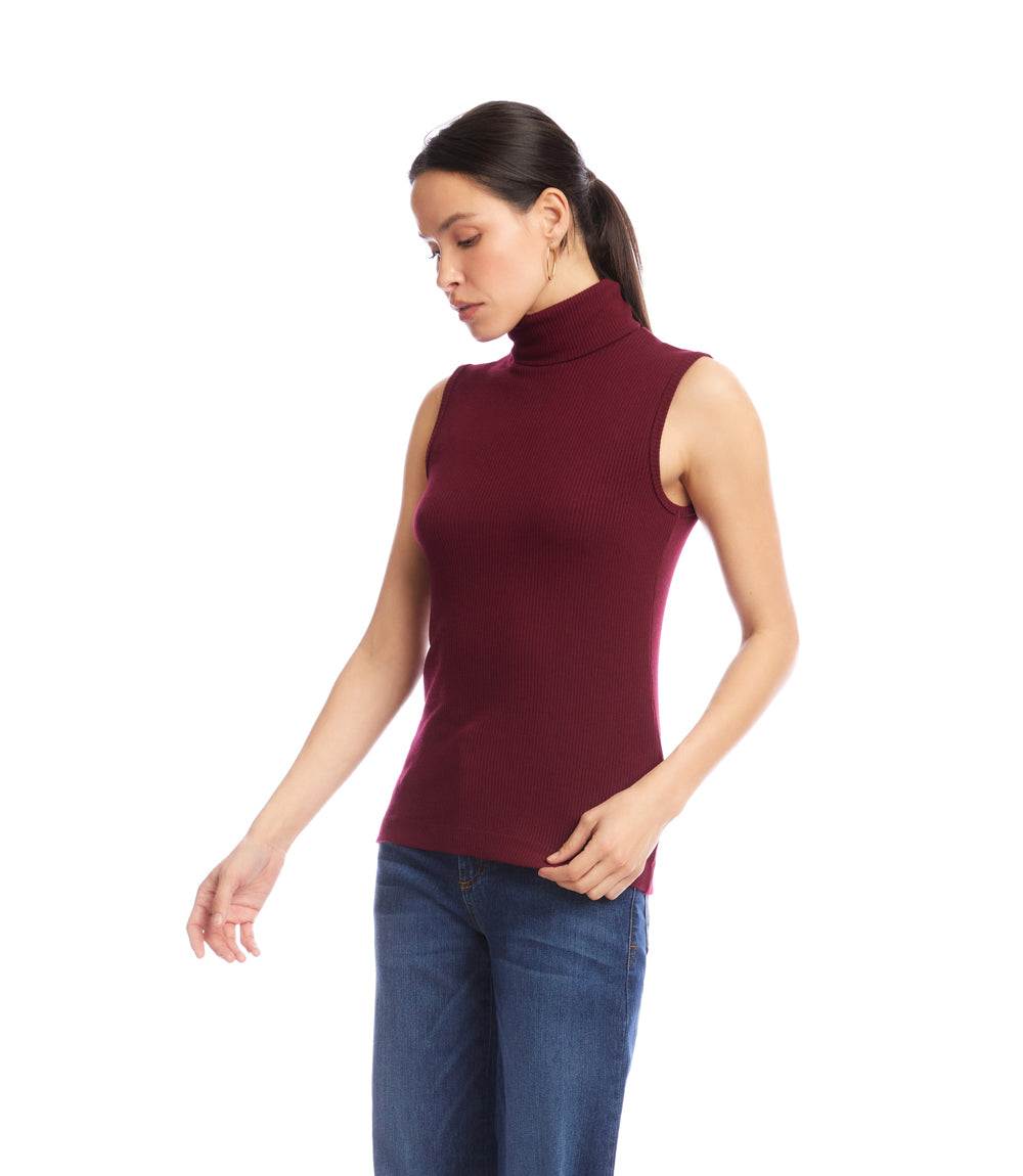 Ribbed Turtleneck Tank - Image 3