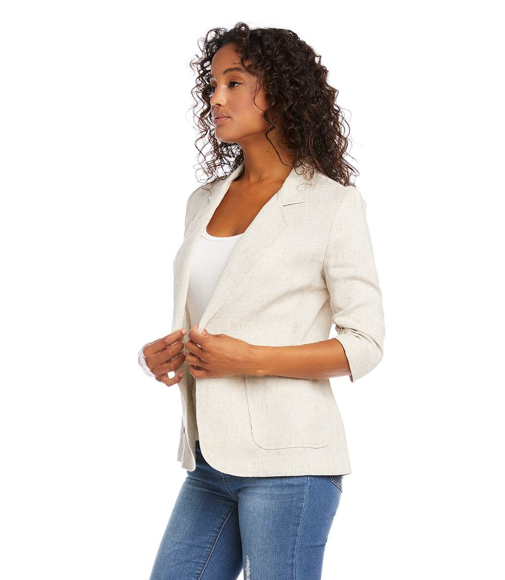 Ruched Sleeve Jacket - Image 4