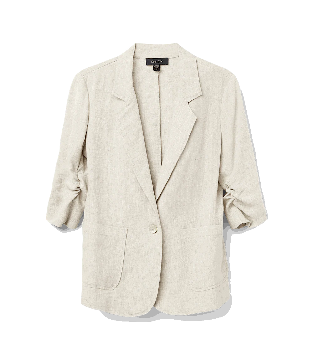 Ruched Sleeve Jacket - Image 6