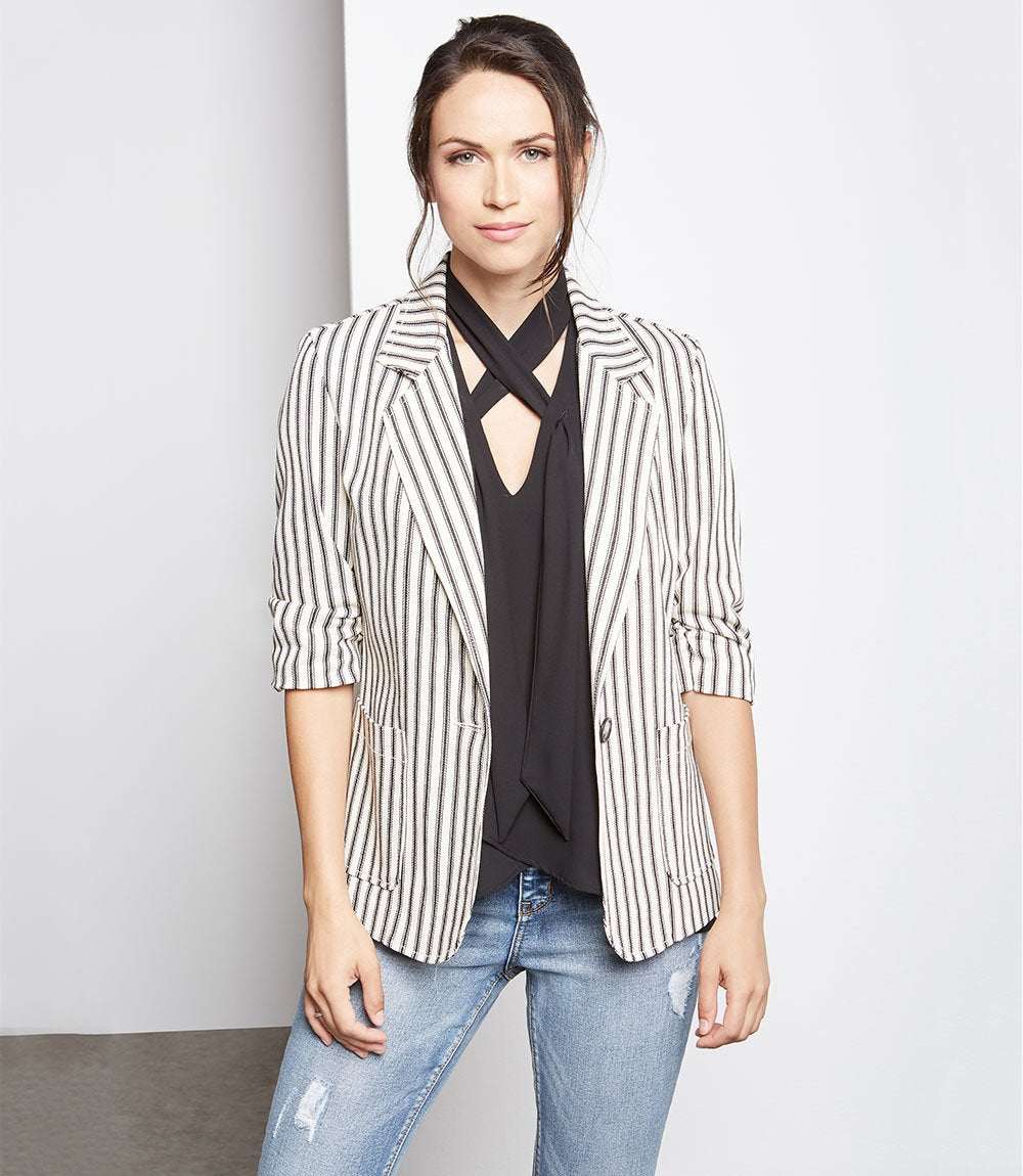 Ruched Sleeve Jacket - Image 3