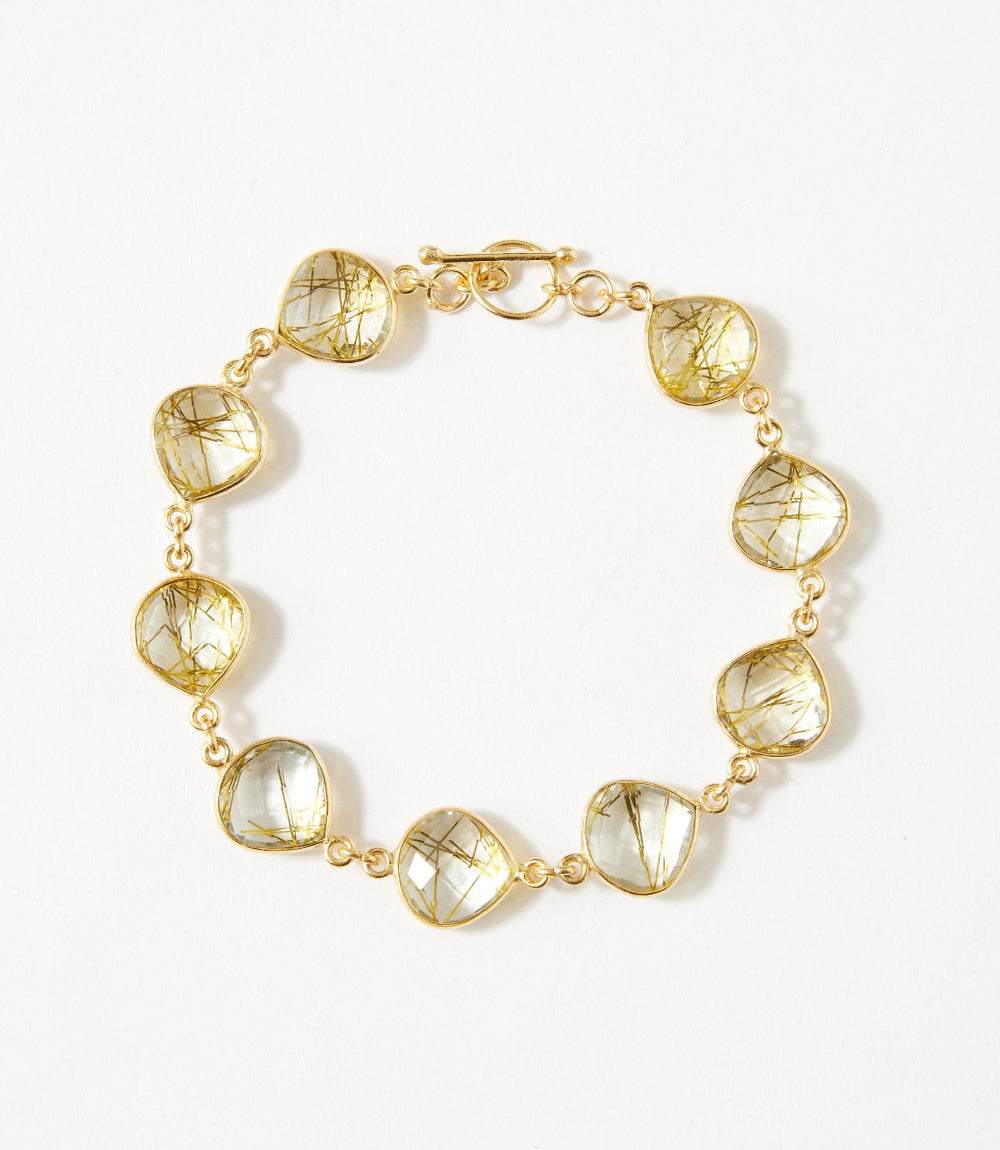 Rutilated Quartz Bracelet - Image 2
