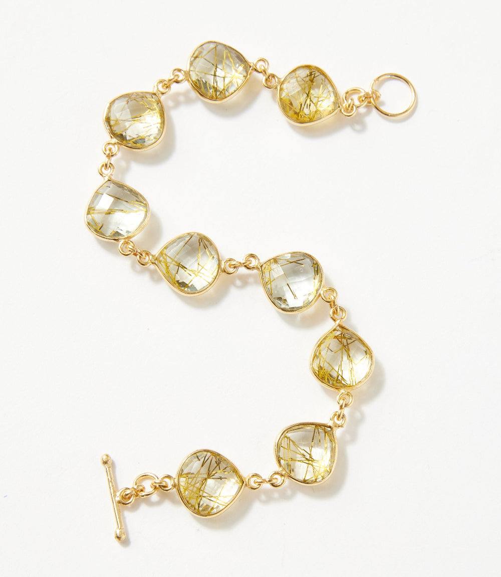 Rutilated Quartz Bracelet - Image 3
