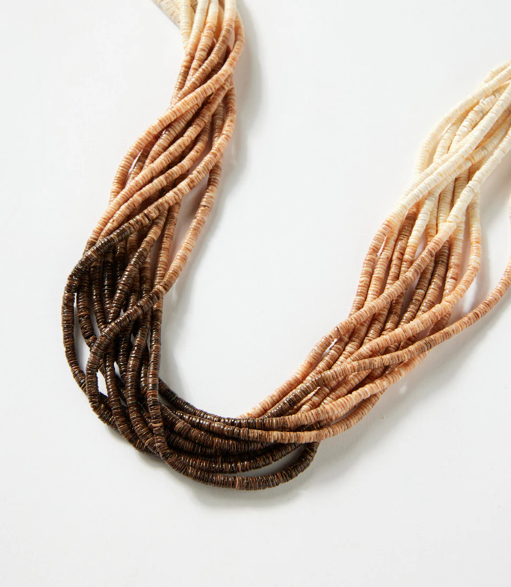 Santo Domingo Ombre Heishi Necklace - Image 3