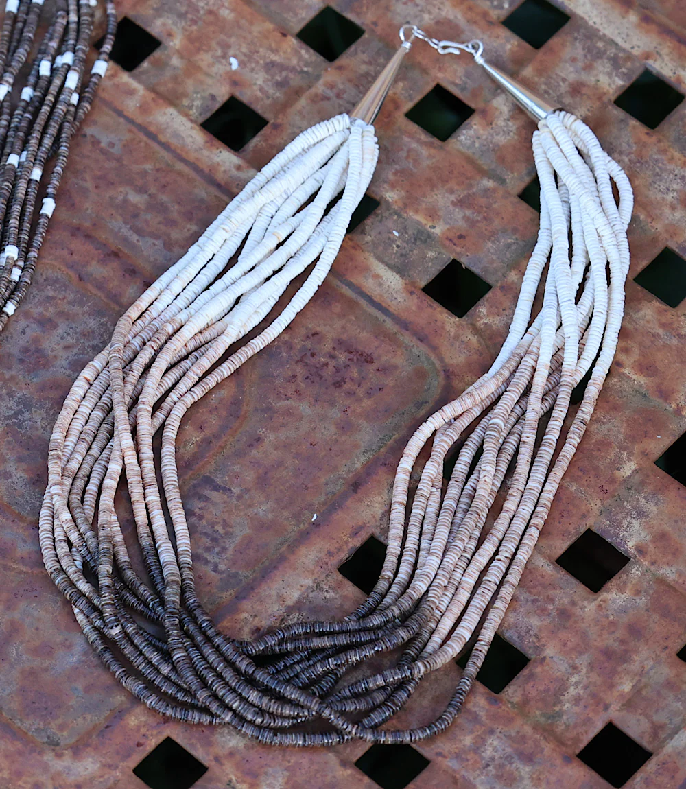 Santo Domingo Ombre Heishi Necklace - Image 4