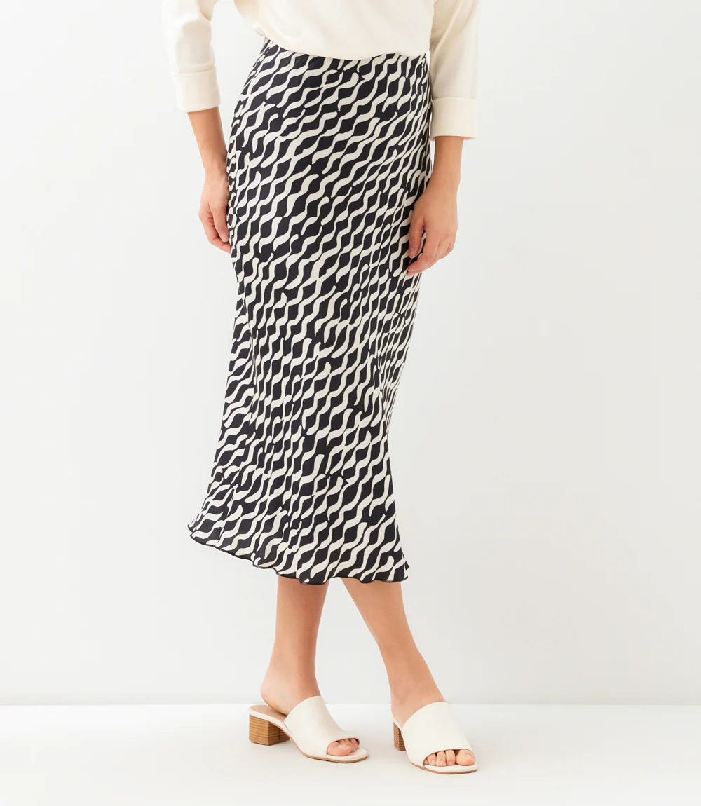 Satin Bias Cut Skirt - Image 5