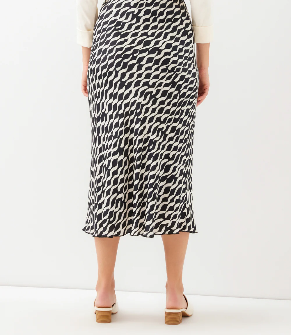 Satin Bias Cut Skirt - Image 6
