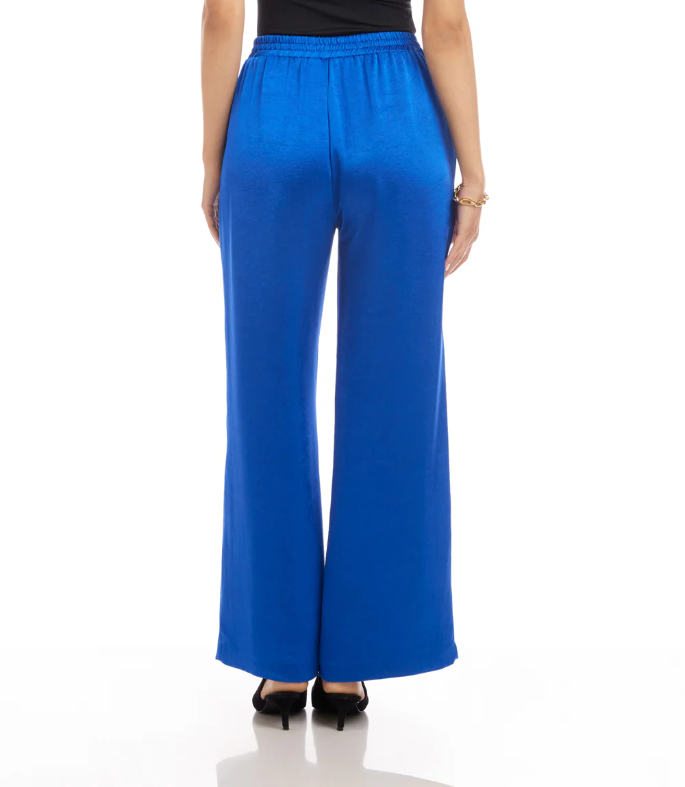 Satin Wide-Leg Pants - Image 4