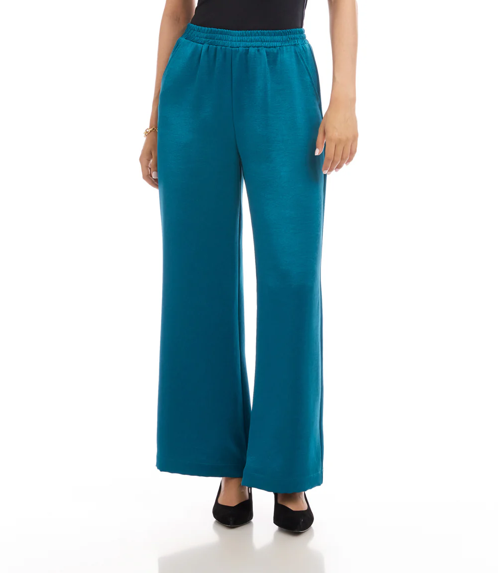 Satin Wide-Leg Pants - Image 3