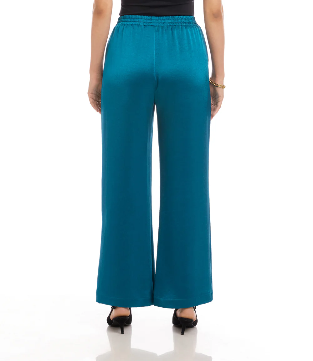 Satin Wide-Leg Pants - Image 5