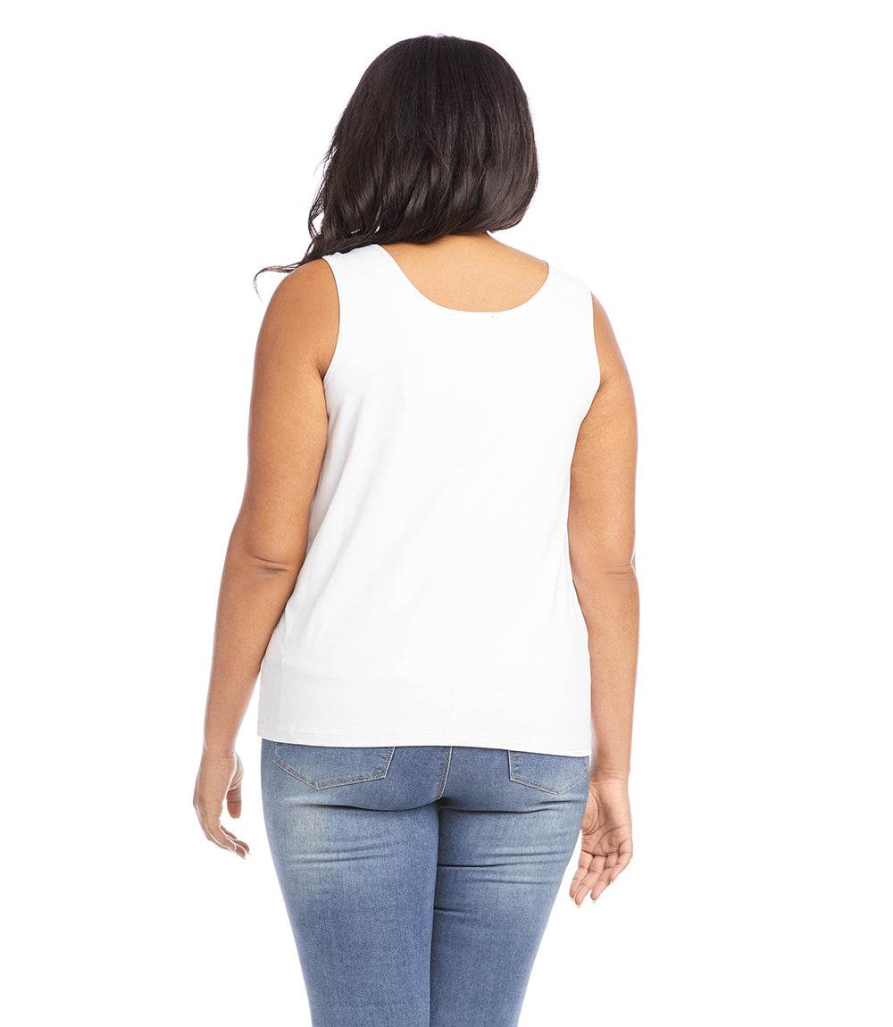 Plus Size Scoop Tank - Image 4