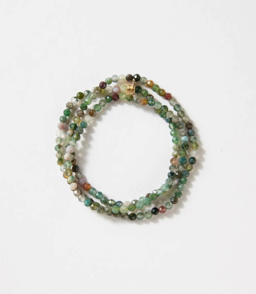 Semi Precious Stone Stretch Bracelet - Image 2