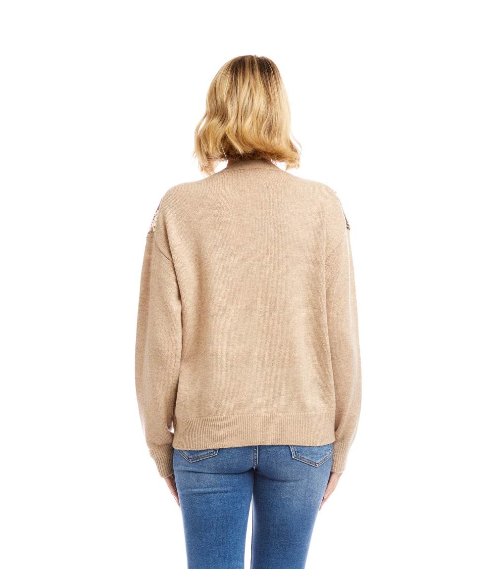 Sequin Cardigan Sweater - Image 5