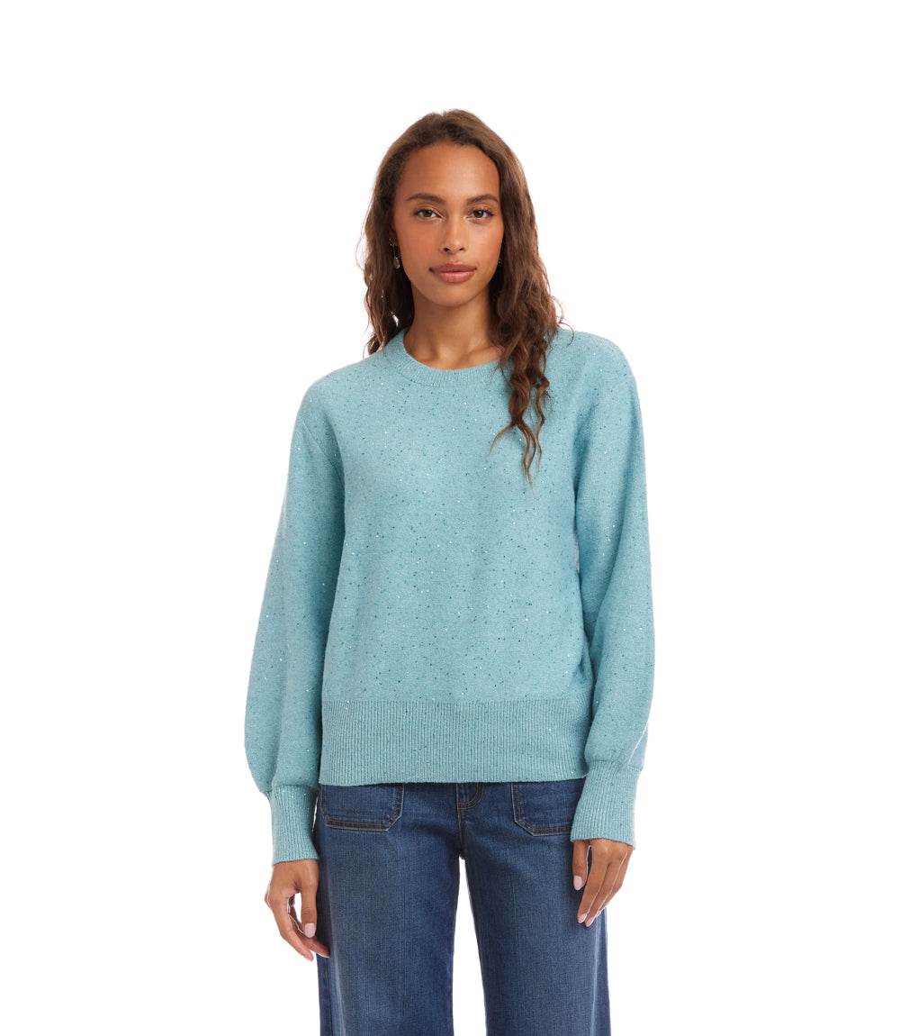 Sequin Crewneck Sweater - Image 3